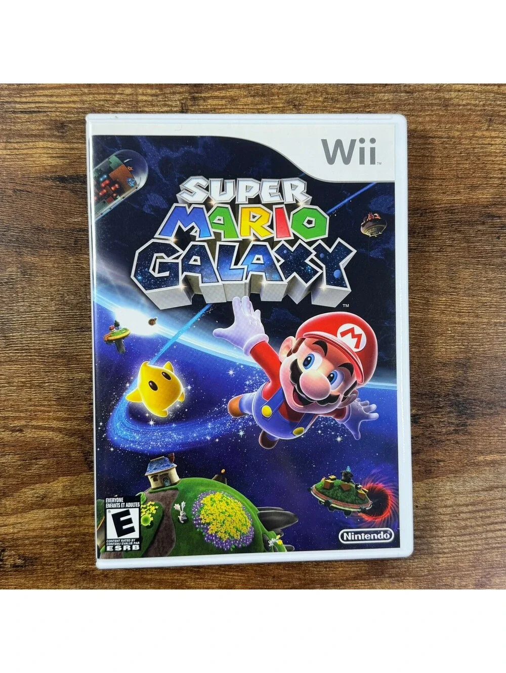 Super Mario Galaxy Nintendo Wii Complete CIB Case Manual Disc Tested Working